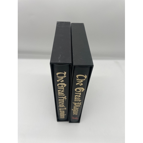 87 - The Great Fire of London + The Great Plague Folio Society Books