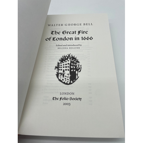 87 - The Great Fire of London + The Great Plague Folio Society Books