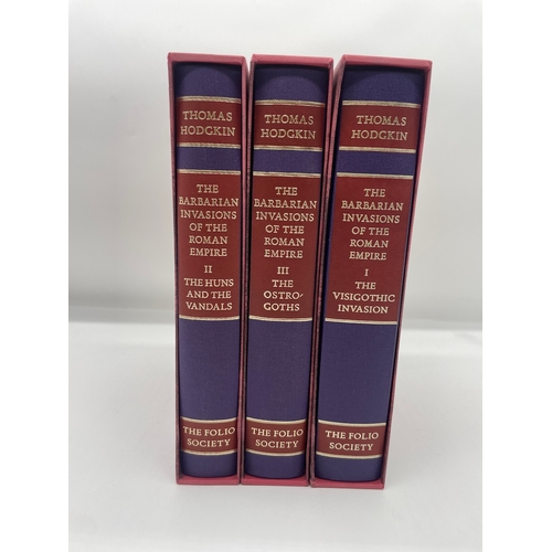 88 - There Volumes of Thomas Hodgkin The Barbarian Invasions of the Roma Empire