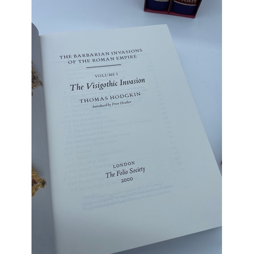 88 - There Volumes of Thomas Hodgkin The Barbarian Invasions of the Roma Empire