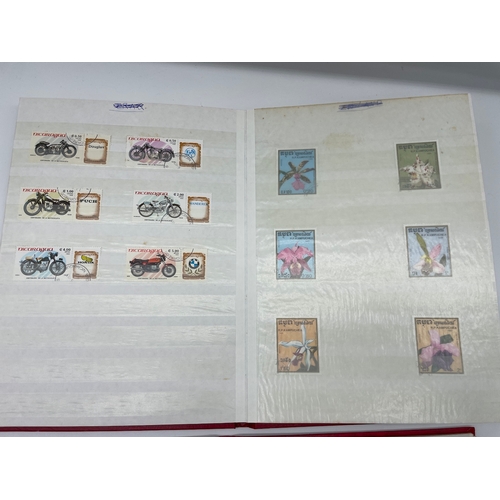 120 - Two Stamp Albums Full of 20th Century World Stamps