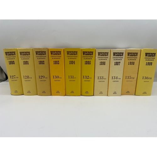 98 - Complete 1990's Wisden Cricketers Almanack's