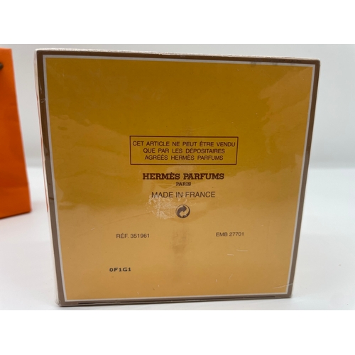 122 - Brand New Sealed Hermes Caleche 200ml Perfume + Hermes Caleche Miniature bottle of perfume and showe... 