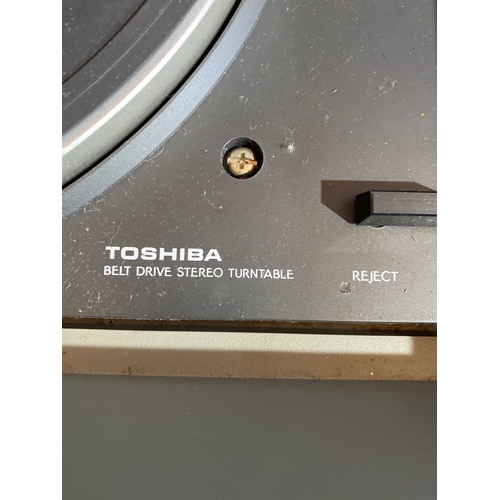 46F - Akai & Toshiba turn tables / record players