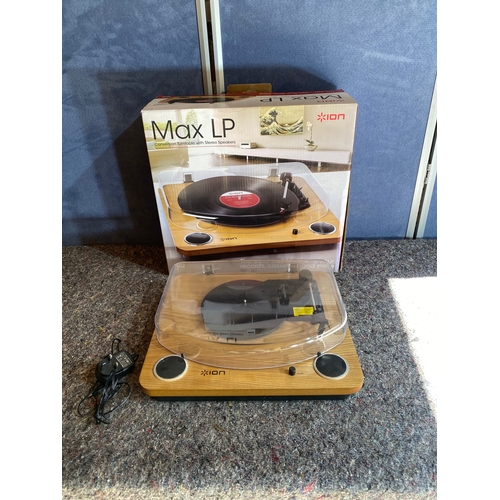 46G - Ion Max LP conversion turntable with stereo speakers