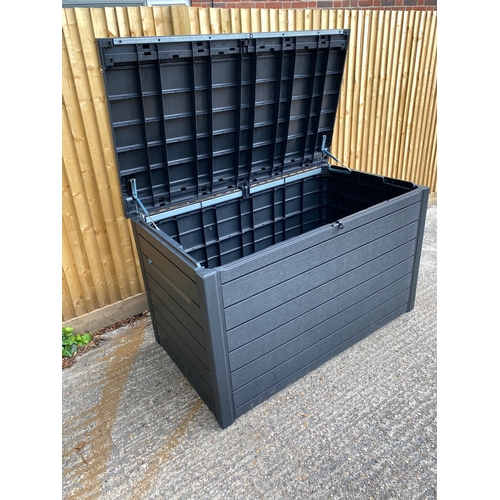 339 - Large Keter garden storage box

Dimensions - 34