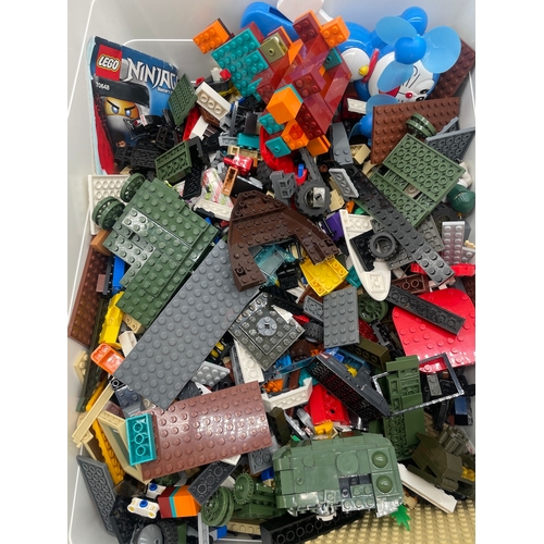 8 - Two large boxes of Lego + other makes