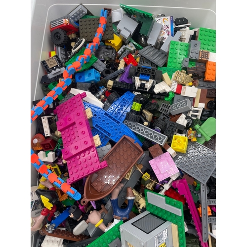 8 - Two large boxes of Lego + other makes