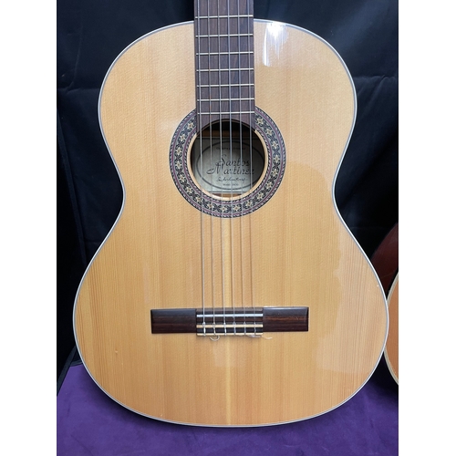 59 - Two acoustic Guitars - Santos Martinez SM30 + Angelica