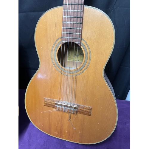 59 - Two acoustic Guitars - Santos Martinez SM30 + Angelica