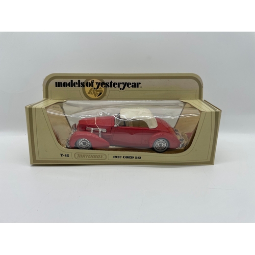 12 - Five boxed 1970's Matchbox Models of Yesteryear