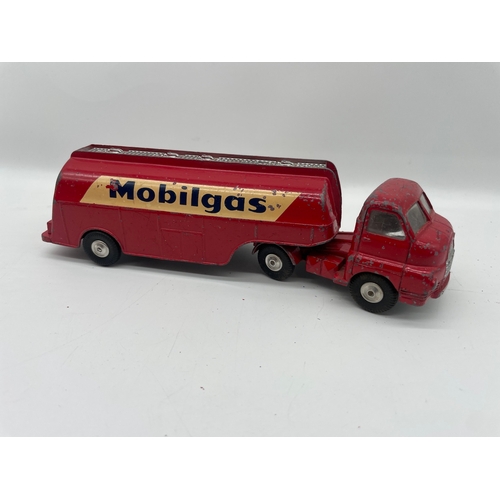 15 - Corgi Major Toys Carrimore Car Transporter , Bedford tractor unit Mobilgas Livery , Dinky Super Toys... 