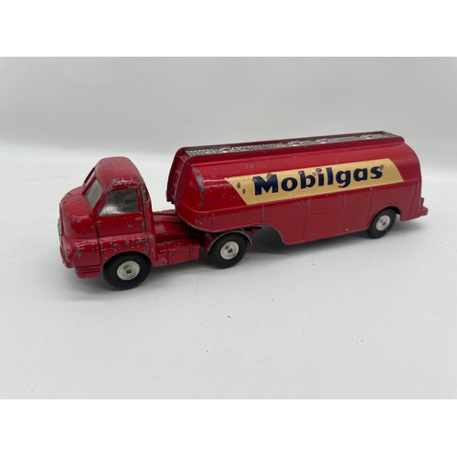 15 - Corgi Major Toys Carrimore Car Transporter , Bedford tractor unit Mobilgas Livery , Dinky Super Toys... 