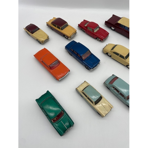 18 - Lot of 13 Vintage Corgi / Dinky Model Toys Cars