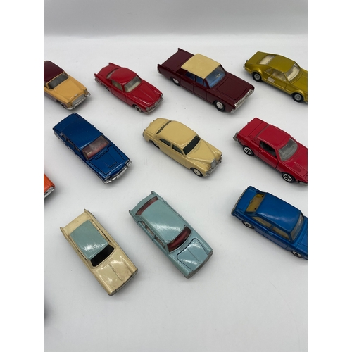 18 - Lot of 13 Vintage Corgi / Dinky Model Toys Cars