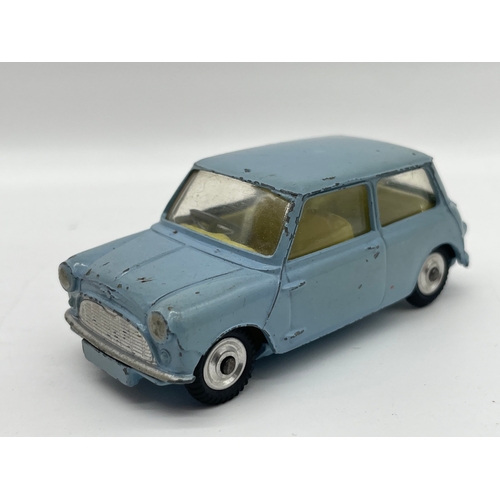 27 - Vintage Corgi Toys Volkswagen 1200 Saloon Safari with Rhino,  Volkswagen 1200 Saloon with sterling w... 