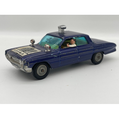 28 - Vintage Corgi Toys Man from U.N.C.L.E Oldsmobile Super 88 + James Bond  Aston Martin DB5