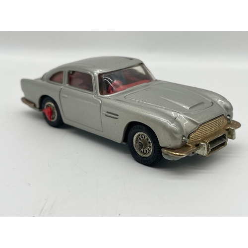 28 - Vintage Corgi Toys Man from U.N.C.L.E Oldsmobile Super 88 + James Bond  Aston Martin DB5