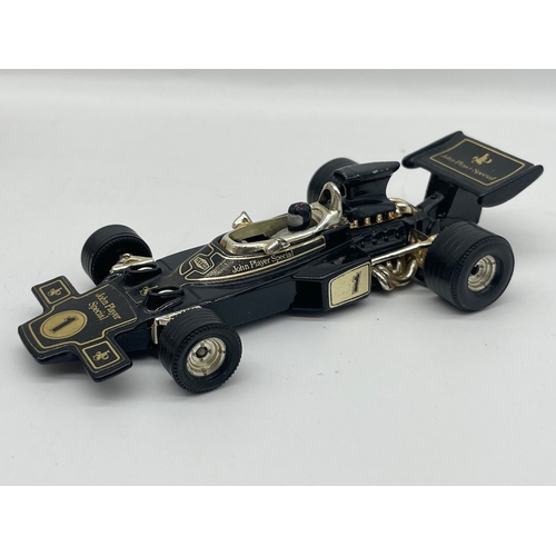 29 - Vintage Boxed Corgi 151 Yardley McLaren m19a Formula 1 + John Player Special whizz Wheels by Corgi