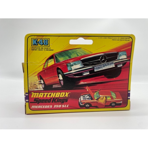 31 - Vintage Boxed Matchbox Speed Kings K48 Mercedes 350 SLC