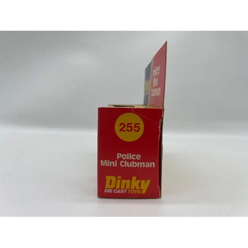 32 - Vintage Boxed Dinky 255 Police Mini Clubman