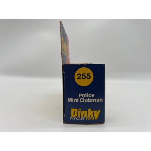 32 - Vintage Boxed Dinky 255 Police Mini Clubman