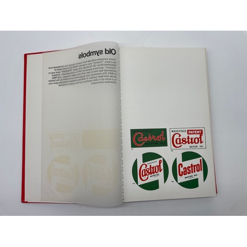 66 - Rare Vintage Castrol Design Manual - fine collection of designs of the castle logo and livery throug... 