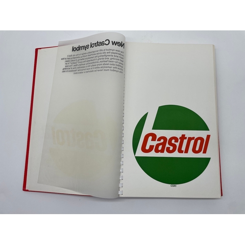 66 - Rare Vintage Castrol Design Manual - fine collection of designs of the castle logo and livery throug... 