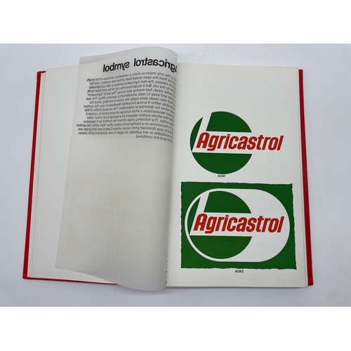 66 - Rare Vintage Castrol Design Manual - fine collection of designs of the castle logo and livery throug... 