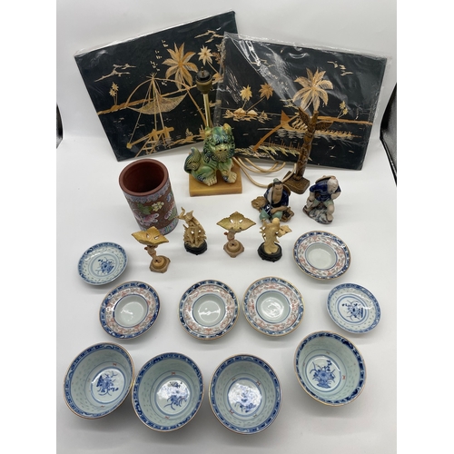 67 - Collection of Oriental collectables / ceramics