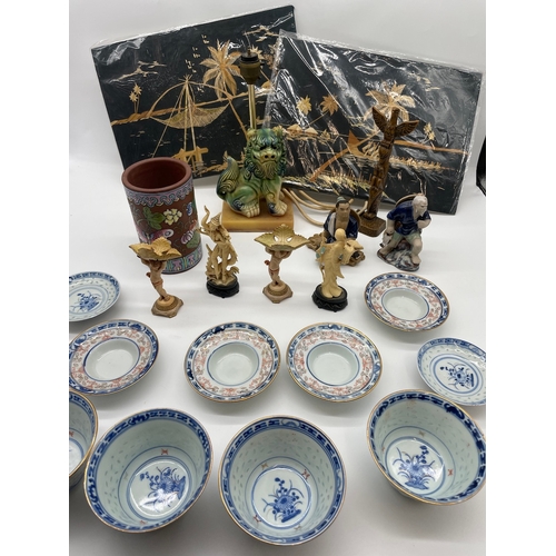 67 - Collection of Oriental collectables / ceramics