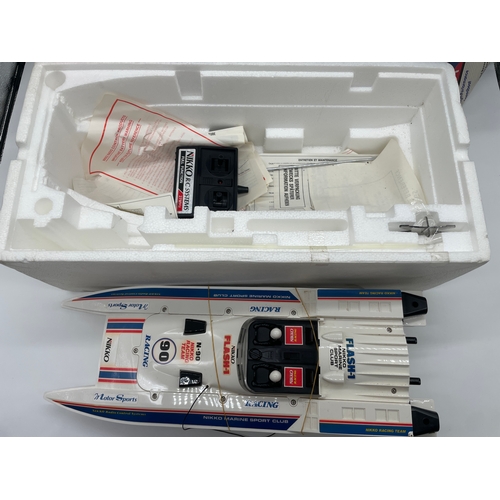 33 - Boxed Nikko Flash 1 RC Boat