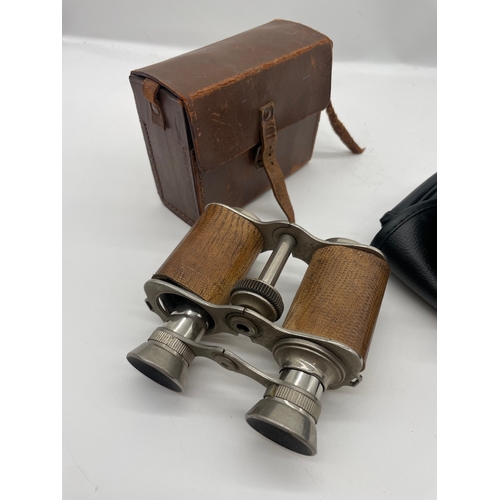 51 - Lot of three Binoculars