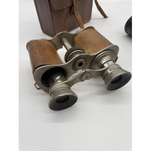 51 - Lot of three Binoculars