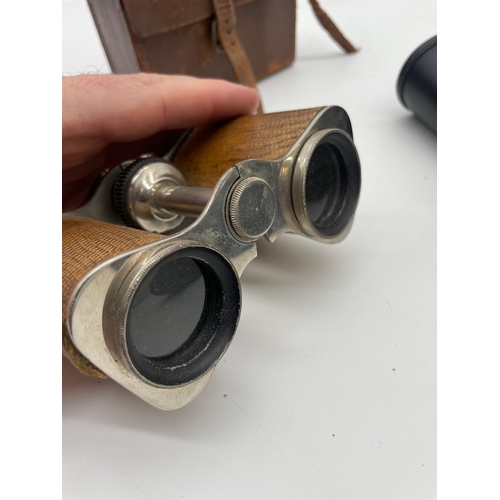 51 - Lot of three Binoculars