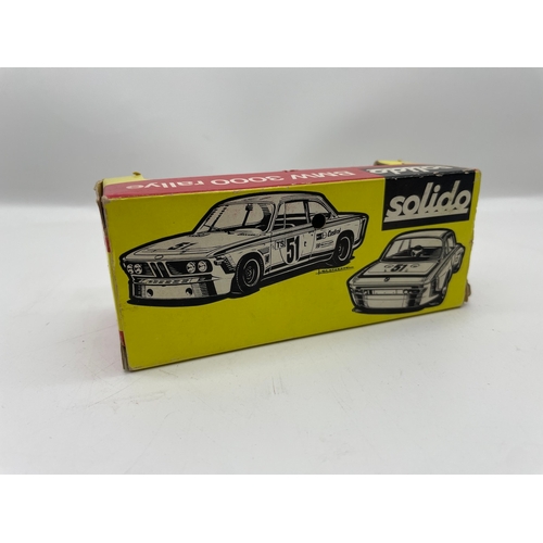 39 - Vintage Boxed Solido BMW 3000 Raylle model car