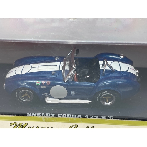 40 - Kyosho Cobra 427S/C Racing Blue Museum Collection Model Car