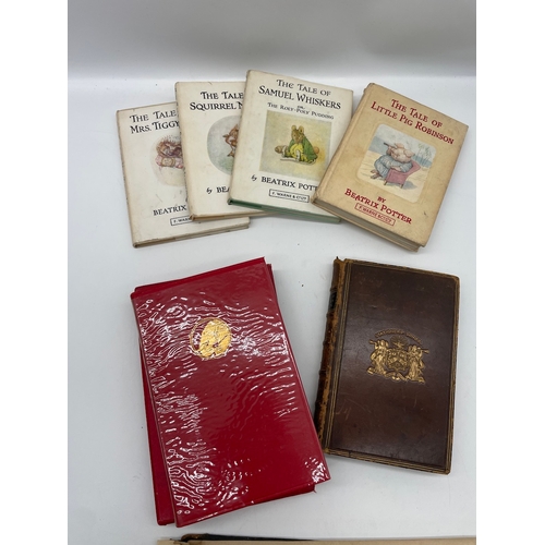 46 - Lot of books inc Beatrix Potter, Book of Golden Deeds, Railway Clearing House 1915 Railway Junction ... 