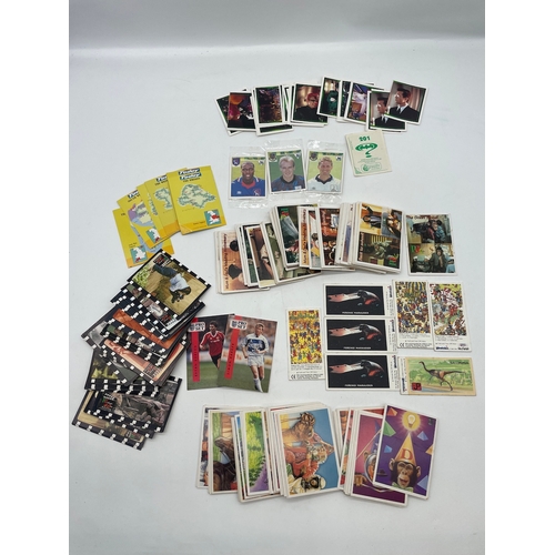 75 - Collection of 1990's PG Tips cards, Merlin Football stickers, Batman Stickers, Weetbix Cards