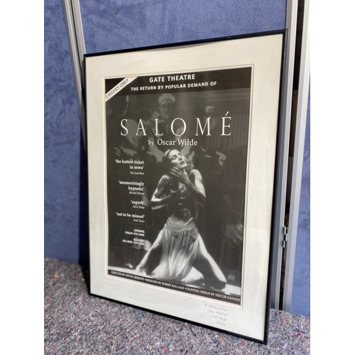 435 - Signed framed Salomé by Oscar Wilde poster

Dimensions - 21.5