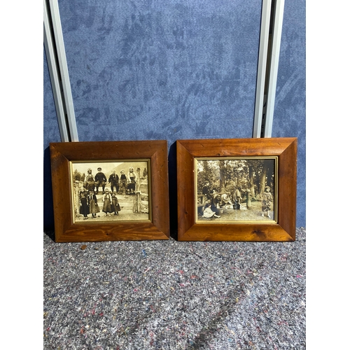 438 - Two framed vintage photographs 

Dimensions - 13