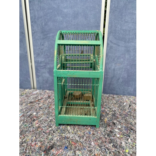 82 - Lovely retro bird cage. 

Dimensions 14.5