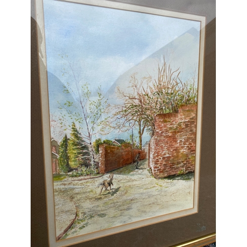 395 - Lovely signed water colour by Gillian Leigh

Dimensions - 17.5