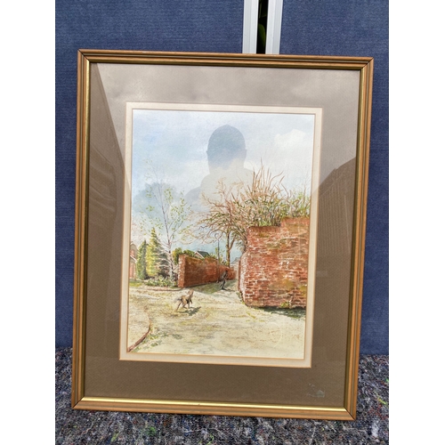 395 - Lovely signed water colour by Gillian Leigh

Dimensions - 17.5