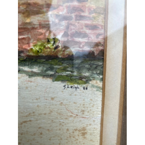 395 - Lovely signed water colour by Gillian Leigh

Dimensions - 17.5