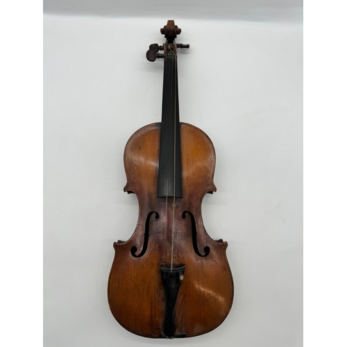 61 - 18th Century Violin by Charles & Samuel Thompson, London 1785 A/F