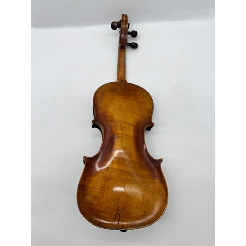 61 - 18th Century Violin by Charles & Samuel Thompson, London 1785 A/F