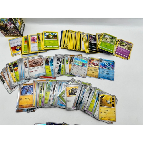 49 - A quantity of Japanese 151 Pokemon cards, Korean Eevee Heroes + McDonalds Pokemon cards