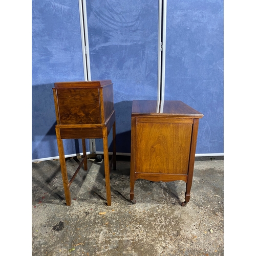 172 - Vintage sewing box and small four drawer chest of drawers. 

Please see images for all dimensions.