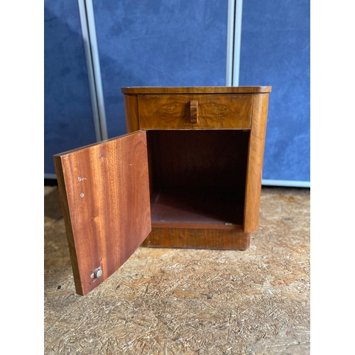 181 - Interesting retro bedside table/cabinet

Dimensions - 16